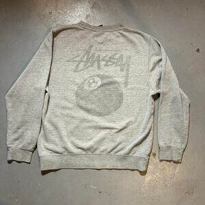 Late 90s stussy eight ball crewneck